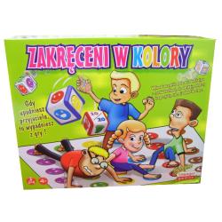 INTERKOBO GRA ZAKRĘCENI W KOLORY -Z KOSTKAMI (24102) - 1