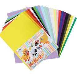 Tektura falista A4 48 arkuszy mix