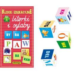 KLOCKI 'ADAMIGO' - SYLABY 18-elementowe (4966) - 3