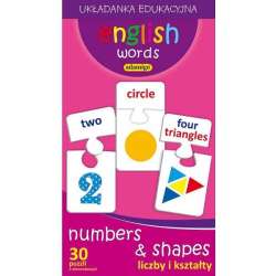 ADAMIGO LICZBY I KSZTAŁTY-NUMBERS & SHAPES PUZZLE DYDAKT (6106) - 2