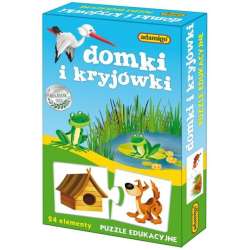 'ADAMIGO' DOMKI I KRYJÓWKI -PUZZLE EDUKACYJNE (6670) - 1