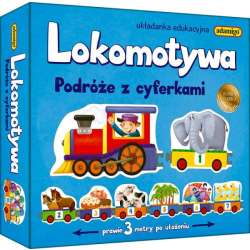 Lokomotywa - Podróże z cyferkami układanka edukacyjna ADAMIGO (5902410007202) - 1