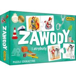 Zawody i atrybuty puzzle edukacyjne ADAMIGO (5902410007769)