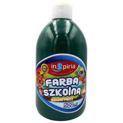 Farba szkolna ciemnozielona 500ml - 1