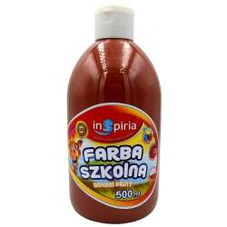 Farba szkolna brązowa 500ml - 1