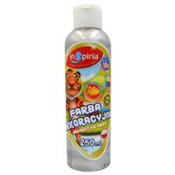 Farba dekoracyjna metaliczna srebrna 250ml - 1