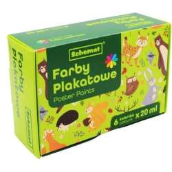 Farby plakatowe 20ml 6 kolorów - 1