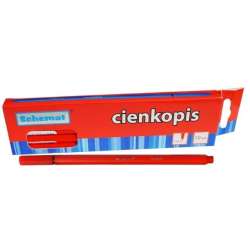 Cienkopis 0,4mm czerwony (10szt) - 1