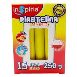 Plastelina żółta 15 lasek 250g