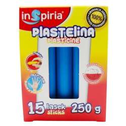 Plastelina niebieska 15 lasek 250g