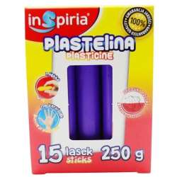 Plastelina fioletowa 15 lasek 250g - 1