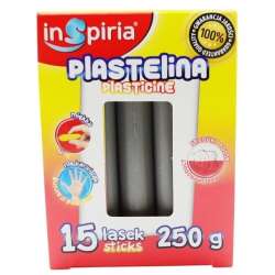 Plastelina szara15 lasek 250g - 1