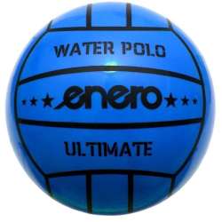 Piłka gumowa water polo siatkowa niebieska