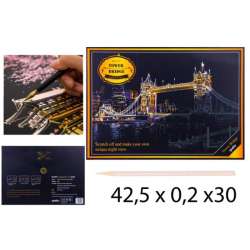 Zdrapywanka kopertowa Tower Bridge 40,5x28,5 cm 1006262 (5324R) (NO-1006262) - 1