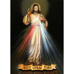Malowanie po numerach Jezus. Jezu ufam tobie 40x50cm 1007391 (NO-1007391) - 1