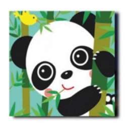 Malowanie po numerach 20x30cm Panda 1008263 (NO-1008263) - 1