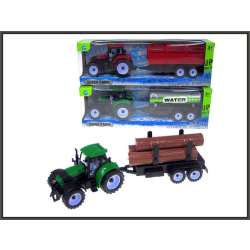 Traktor z przyczepą 38cm 3rodzaje napęd w pud. 9978-1/3/4 mox cena za 1 szt. (H12380) - 1