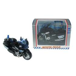 Motocykl policja 13cm z napędem światło, dźwięk M1217U (HKG101) - 1