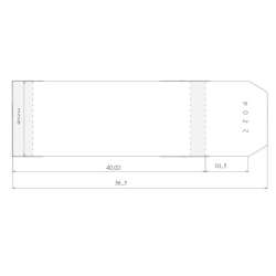 Okładka regulowana 220x580mm (50szt)