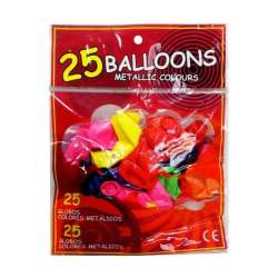 Balony metalic 25szt