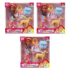 Lalka z rolkami i akcesoriami MIX