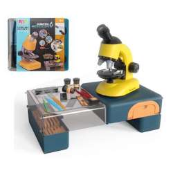 Mikroskop z akcesoriami w walizce 2w1