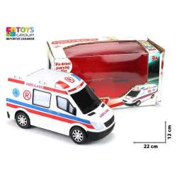 Auto ze św. 3D ambulans z polskim głosem w pudełku (TG378661) - 2