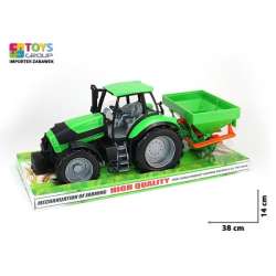 Traktor z maszyną rolniczą pod kloszem (TG220912) - 1