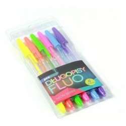 Długopis fluo 6 kolorów