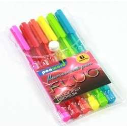 Długopis fluo 6 kolorów (5902557400461) - 1