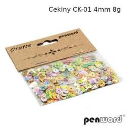 Cekiny 4mm 8g - 1