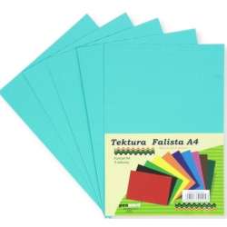 Tektura A4 falista jasnoniebieska 5szt - 1