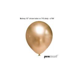 Balony chrom złote 30,5cm 100szt