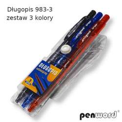 Długopis ze sprężynką 3 kolory (5902557427260)