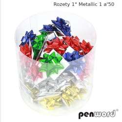 Rozety metallic (50szt)