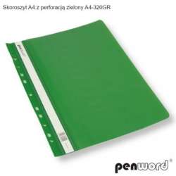 Skoroszyt A4 z perforacją zielony (20szt)
