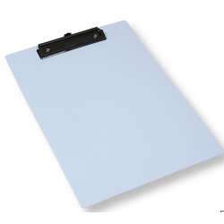 Deska A4 plastikowa z klipem pastel niebieska - 1
