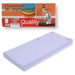 Przekładki do segregatora 100szt lavender - 1