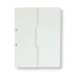 Skoroszyt A4 300gsm papierowy oczkowy (35szt) - 1