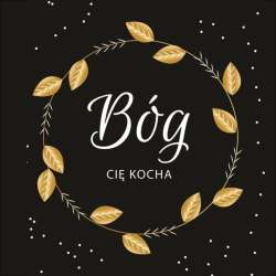 Podstawka korkowa - Bóg Cię kocha - 1