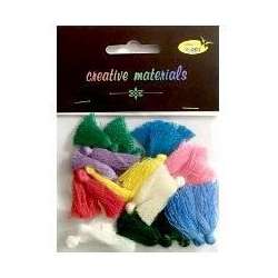 Frędzle w intensywnych kolorach 3cm 20szt - 1