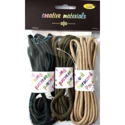 Zestaw paracord 2,8mb 3 kolory