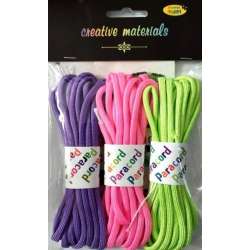 Zestaw paracord 2,8mb 3 kolory - 1