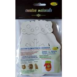 Zestaw elementów do zdobienia Rękawica BN 11x14cm