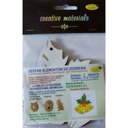 Zestaw elementów do zdobienia Dzwonki BN 11x11,5cm