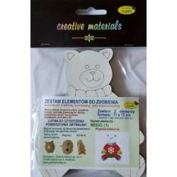 Zestaw elementów do zdobienia Misio BN 11x13cm