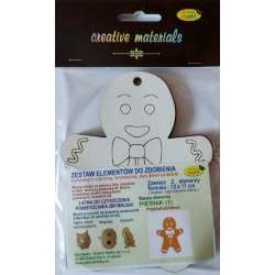 Zestaw elementów do zdobienia Piernik BN 13x11cm