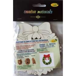 Zestaw elementów do zdobienia BN 11x11cm 2szt