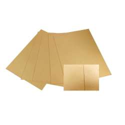 Karton 220g wytłaczany Anioły 25x35cm 5ark złote