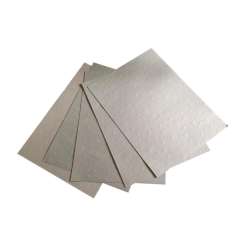 Karton 220g wytłaczany Gwiazdy 25x35cm 5ark srebrn - 1